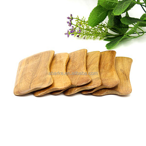 Tablero de madera Gua Sha para masaje corporal, tablero de madera para raspar el cuerpo, herramientas Gua Sha - Product Image 6