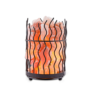 Pierre de <span class=keywords><strong>Sel</strong></span> <span class=keywords><strong>himalaya</strong></span> Éclairage Fer Panier Nuit Lumière <span class=keywords><strong>Lampe</strong></span> De <span class=keywords><strong>Sel</strong></span> - Product Image 1