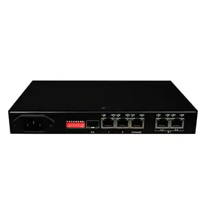 Настольный Тип E1 TDM через IP Ethernet конвертер для беспроводной сети или IP-сети