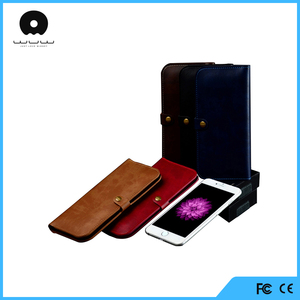 di nuova progettazione primo strato di pelle per <span class=keywords><strong>iphone</strong></span> 6 casi portafoglio in pelle - Product Image 6