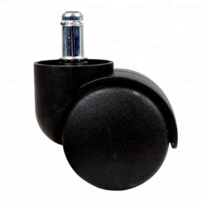 <span class=keywords><strong>Roulettes</strong></span> de chaise de <span class=keywords><strong>bureau</strong></span> pivotantes en nylon de haute qualité avec anneau de friction métallique 11*22mm - Product Image 2