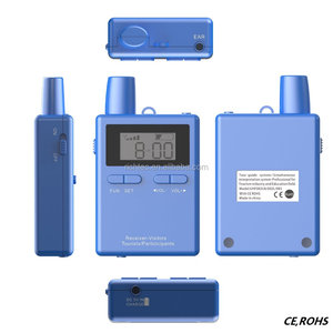Tipo de mano FM Radio precio transmisor 800-863 MHz Frecuencia con auricular y microphine - Product Image 2