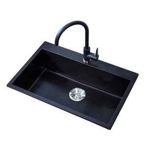 Lavello da <span class=keywords><strong>Cucina</strong></span> in Pietra di Quarzo di Alta Qualità, Lavelli in Quarzo, Lavabo in Superficie Solida Acrilica - Product Image 6