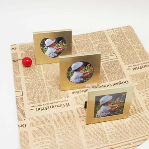 Vente en gros mini cadre photo en métal cadre miroir carré pour décoration intérieure - Product Image 5