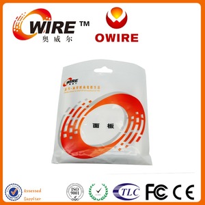 Réseau Câble Mur Face Plate Réseau <span class=keywords><strong>RJ45</strong></span> Visage Plaque Sans Outil Double Module Type 2 port Visage Plaque - Product Image 3