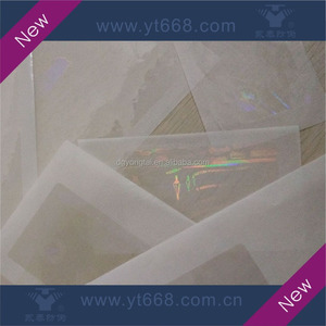 Tùy Chỉnh 3D Ba Chiều Lớp Phủ Laser Nhãn Dán An Ninh Trong Suốt Vật Liệu Vật Nuôi Dính An Ninh Lớp Phủ Cho An Toàn Các Mặt Hàng - Product Image 4