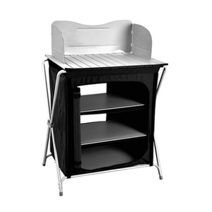 Armário dobrável para acampamento, piquenique para viagem, jardim, ar livre, alumínio, tabela de copo - Product Image 1