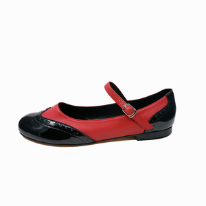 Zapatos de baile con tacón plano para mujer, suela exterior de cuero duro, para baile, 2083 - Product Image 4