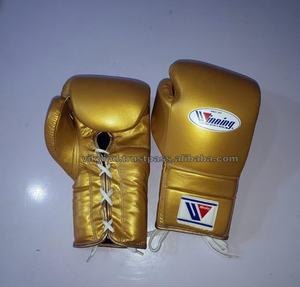 Conjunto de Boxeo de Cuero Dorado Ganador, Cualquier Tamaño - Product Image 2