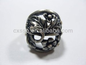 la fábrica del oem de diseño de marca <span class=keywords><strong>propia</strong></span> <span class=keywords><strong>cosecha</strong></span> de bronce de metal anillo anillo de la aleación - Product Image 1