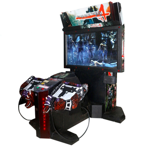 Venta caliente la casa de los muertos 4 cubierta de atracciones operado máquina de video <span class=keywords><strong>juego</strong></span> de disparos - Product Image 1