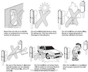 Sensor de fotos de haz láser infrarrojo activo Digital para patio de jardín, alarma de valla de seguridad - Product Image 5