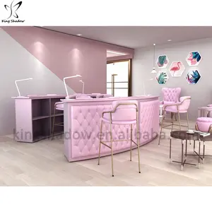 2021 Nagel ausrüstungen Neuankömmlinge Schönheit Nagel Bar Maniküre Tisch Salon Möbel Nagel tische