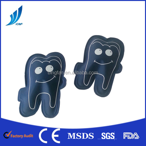 Customzied <span class=keywords><strong>en</strong></span> forma de dientes Suave tela de Nylon <span class=keywords><strong>Gel</strong></span> caliente compresa fría - Product Image 5