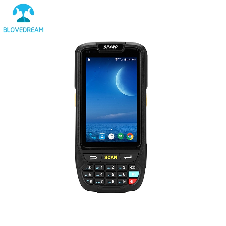 Прочный 1D 2D сканер NFC Reader беспроводной мобильный компьютер PDA Терминала данных с программным обеспечением