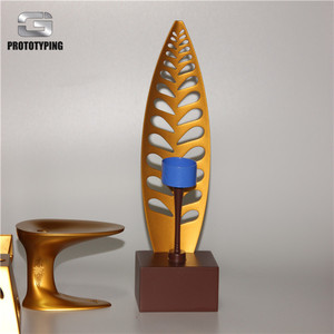 Sla 3d הדפסת זהב prototyping אלקטרוליטי שרף קרפט גביע כרום מצופה פלסטיק דיגום מהיר - Product Image 2