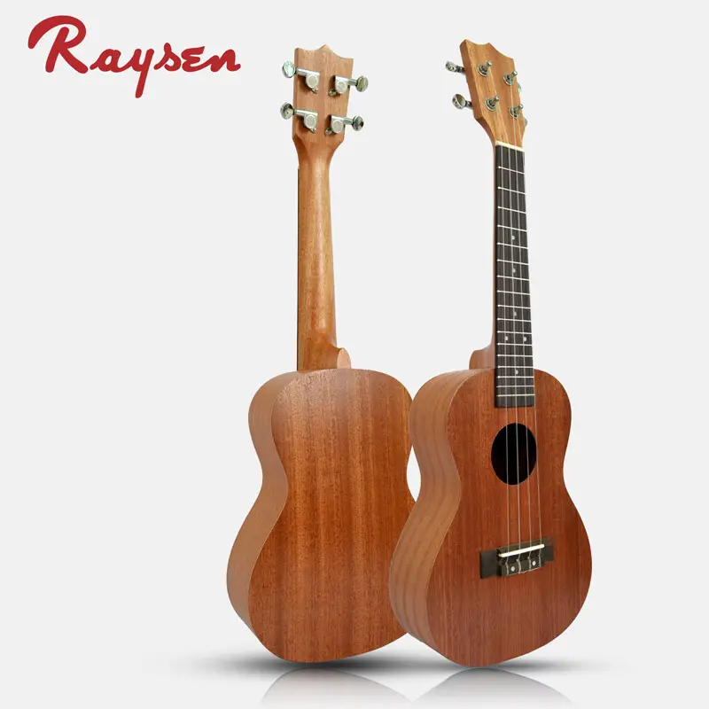 Blank Ukulele for Hand Painting DIY Sapele Tini Guitar for Drawing Pictures