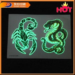 Que brillan en la <span class=keywords><strong>oscuridad</strong></span> cuerpo etiqueta engomada del <span class=keywords><strong>tatuaje</strong></span>, Brazo del <span class=keywords><strong>tatuaje</strong></span> del cuerpo - Product Image 1