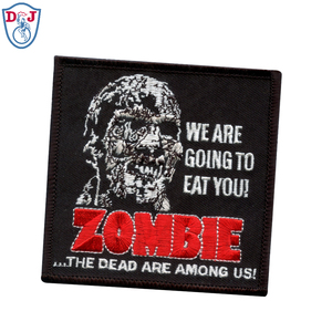 Patchs brodés personnalisés Design horrible effrayant pour la décoration de costumes d'halloween - Product Image 1