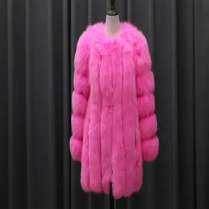 Popular high-end full fur coats new style fox fur women jacket