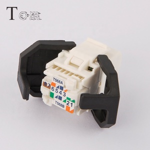 TOM-KJ-10-C6 CAT6 UTP Toolless 180 Bằng Viễn Thông Truyền Thông Cat6 <span class=keywords><strong>Rj45</strong></span> <span class=keywords><strong>Jack</strong></span> Mô-đun Cat 6 <span class=keywords><strong>Keystone</strong></span> Jacks <span class=keywords><strong>3M</strong></span> CAT6 <span class=keywords><strong>Keystone</strong></span> <span class=keywords><strong>Jack</strong></span> - Product Image 5