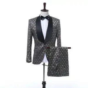 Phong Cách Mới Nhất MTM Sang Trọng Được Thực Hiện Để Đo Lường Tùy Chỉnh Bespoke Handmade Men Phù Hợp Với Cashmere Len Hai Nút Áo Khoác Màu Xanh Pant Man Phù Hợp Với