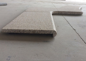 Granito giallo G682 Piscina Finitrice Pool Coping, Bullnose Granito Pietra Naturale Deck Piscina Bordo - Product Image 5