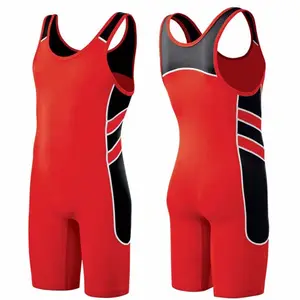 Cool cheap custom sublimated wrestling singlets