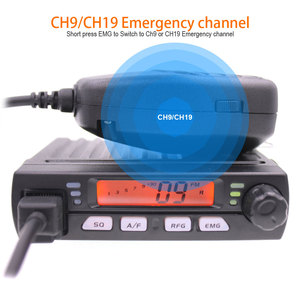 ANYSECU AM/FM мини CB радио CB-40M 27 МГц 8 Вт любитель мобильное радио домофон Citizen Band 26,965-27,405 МГц иди и болтай Walkie Talkie + CB радио антенна - Product Image 5