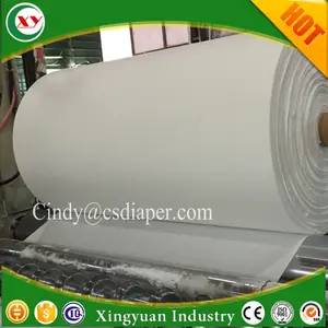 ม้วนจัมโบ้ Airlaid Nonwoven กระดาษสำหรับผ้าเช็ดทำความสะอาดเปียก - Product Image 1