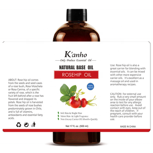Kanho 100% Tinh Khiết Thực Vật Tự Nhiên Chiết Xuất Tàu Sân Bay Dầu Cơ Sở Với Nhãn Hiệu Riêng OEM/ODM Dịch Vụ <span class=keywords><strong>Rosehip</strong></span> Dầu - Product Image 2
