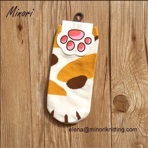 Minori Gattino Zampa di Gatto Divertente Calze Cute Kitty <span class=keywords><strong>Cat</strong></span> Paw <span class=keywords><strong>Calzini</strong></span> delle Donne - Product Image 5