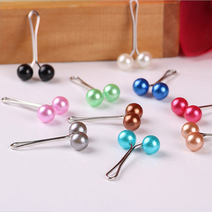 Dernière conception prix d'usine de gros perle U broche Clip <span class=keywords><strong>pour</strong></span> musulman <span class=keywords><strong>Hijab</strong></span> écharpe - Product Image 3