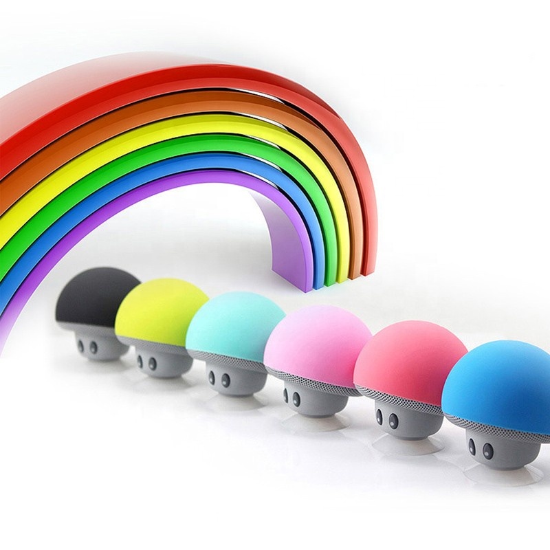 Рождественский рекламный подарок, портативный уличный мини-гриб, синий зуб, беспроводной, идеальный звук, громкий удобный динамик для смартфона