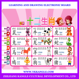 Aprendizaje y tablero de dibujo electrónico niños gráficos educativos con el conocimiento de caracteres - Product Image 3