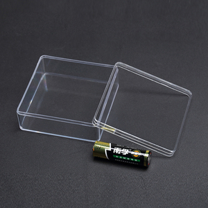 Boîtes en plastique transparentes carrées, boîte <span class=keywords><strong>de</strong></span> <span class=keywords><strong>rangement</strong></span> universelle, transparente - Product Image 4