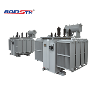 Transformateur de puissance triphasé immergé dans l'huile 35 kV avec changeur de tap sous charge, grande capacité, bobinage en cuivre, transformateur de transmission