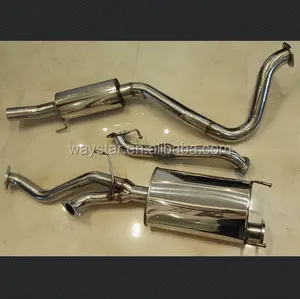 polished exhaust catback for landcruiser 100 105 series petrol 4.7L v8 engine