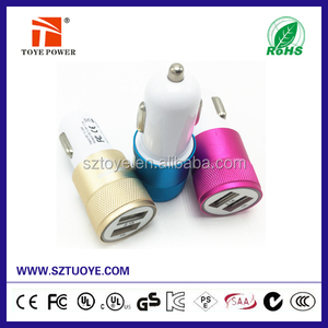 Nouveau design de haute qualité CE RoHS usb <span class=keywords><strong>batterie</strong></span> De Voiture <span class=keywords><strong>Chargeur</strong></span>/mobile téléphone <span class=keywords><strong>chargeur</strong></span> de voiture - Product Image 2