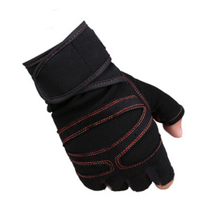 Mitaines de cyclisme antidérapantes à enfilement de la moitié des doigts, protection en Gel, pour cyclisme, moto et vélo de <span class=keywords><strong>route</strong></span>, vtt, hommes - Product Image 5