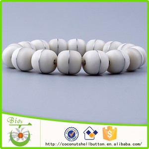 La elegancia Simple corozo nut con cuentas boho pulsera 2015 - Product Image 4