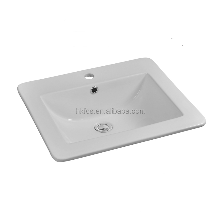 Drop-in sink installation