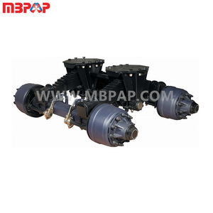 Phụ Tùng Xe Tải Rơ Moóc Trục Giảm Xóc Song Song 32T 28T 24T Bánh Trống Trống Trục Giảm Xóc Kèm Trục - Product Image 3