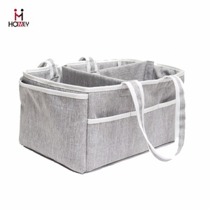 De stockage Caddy Bébé Pépinière Organisateur Changer pour Nappy/Couche De Bébé Caddy Organisateur Gris - Product Image 6