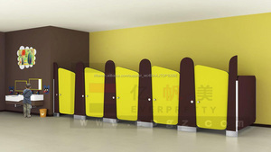 Vente chaude <span class=keywords><strong>maternelle</strong></span> meubles 's école kid cabinet de <span class=keywords><strong>toilette</strong></span> pas cher Partition de cabine - Product Image 5