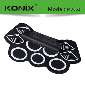 <span class=keywords><strong>ไฟฟ้า</strong></span>ดิจิตอล9 Pad Roll Up <span class=keywords><strong>กลอง</strong></span>ชุดเด็กการศึกษาเครื่องดนตรีชุด<span class=keywords><strong>กลอง</strong></span>อิเล็กทรอนิกส์ - Product Image 3