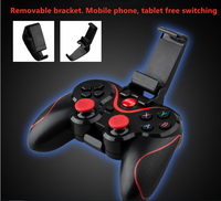 Controlador de Juegos Móvil con Diseño de Agarre, Controlador de Juegos Inalámbrico BT para PS3/PS4/Android/PC, Joystick