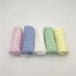 100% कपास मलमल बच्चे हाथ तौलिया सुपर नरम बच्चे Washcloths