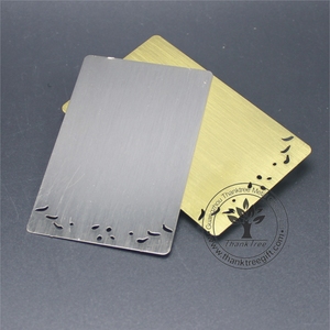 Formato carta di credito stampa offset disponibile silver <span class=keywords><strong>metal</strong></span> scheda in bianco - Product Image 6