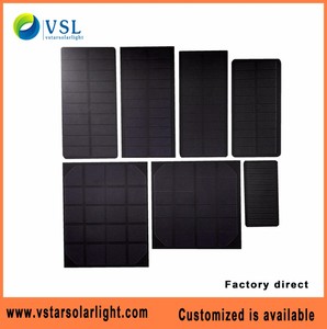 5V 1W त्रिकोण पीईटी सौर पैनल यातायात के लिए रोशनी - Product Image 6